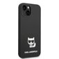 Karl Lagerfeld Liquid Silicone Choupette Case for iPhone 14 Black цена и информация | Telefonide kaitsekaaned ja -ümbrised | hansapost.ee