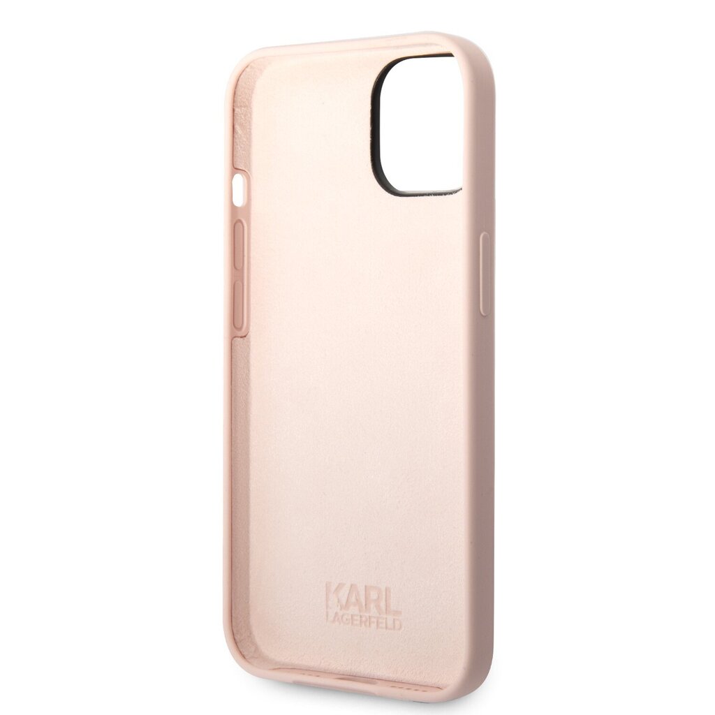 Ümbris Karl Lagerfeld iPhone 14-le, roosa hind ja info | Telefonide kaitsekaaned ja -ümbrised | hansapost.ee