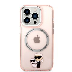 Karl Lagerfeld MagSafe Compatible Case IML Karl and Choupette NFT for iPhone 14 Pro Pink цена и информация | Чехлы для телефонов | hansapost.ee