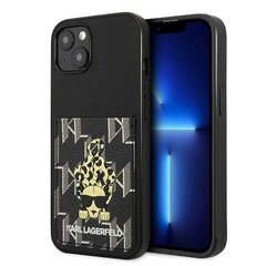 KARL LAGERFELD Karlimals Cardslot - iPhone 13, must hind ja info | Telefonide kaitsekaaned ja -ümbrised | hansapost.ee