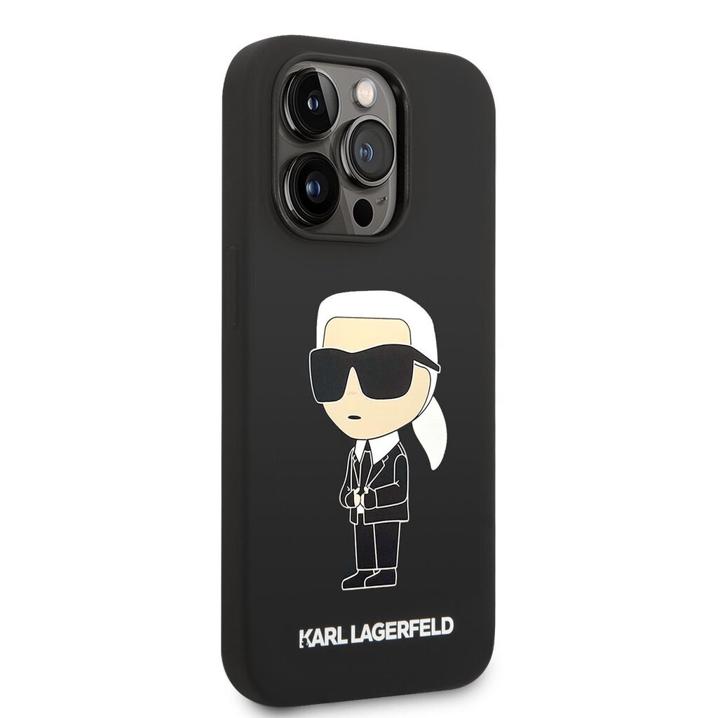 Ümbris Karl Lagerfeld iPhone 14 Pro Maxile, must hind ja info | Telefonide kaitsekaaned ja -ümbrised | hansapost.ee