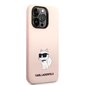 Karl Lagerfeld Liquid Silicone Choupette NFT Case for iPhone 14 Pro Max Pink цена и информация | Telefonide kaitsekaaned ja -ümbrised | hansapost.ee