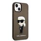 Karl Lagerfeld IML Ikonik NFT Case for iPhone 14 Plus Black цена и информация | Telefonide kaitsekaaned ja -ümbrised | hansapost.ee