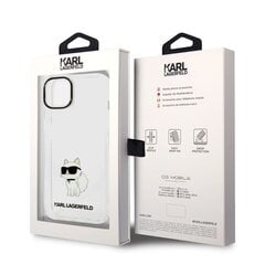 Karl Lagerfeld IML Choupette NFT Case for iPhone 14 Plus Transparent hind ja info | Telefonide kaitsekaaned ja -ümbrised | hansapost.ee