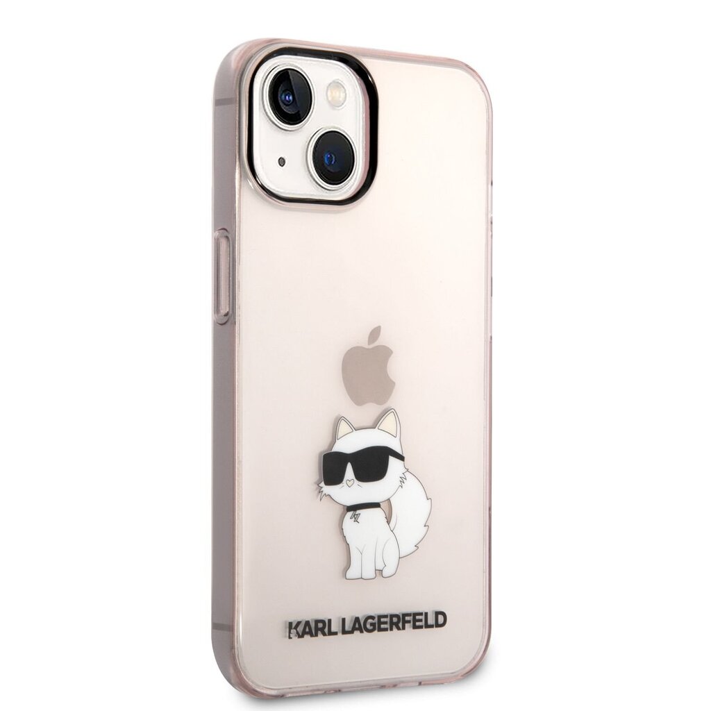Karl Lagerfeld IML Choupette NFT Case for iPhone 14 Pink цена и информация | Telefonide kaitsekaaned ja -ümbrised | hansapost.ee