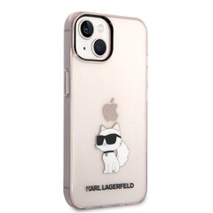 Karl Lagerfeld IML Choupette NFT Case for iPhone 14 Plus Pink hind ja info | Telefonide kaitsekaaned ja -ümbrised | hansapost.ee
