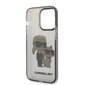 Karl Lagerfeld IML Glitter Karl and Choupette NFT Case for iPhone 14 Pro Black hind ja info | Telefonide kaitsekaaned ja -ümbrised | hansapost.ee