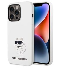 Karl Lagerfeld Liquid Silicone Choupette NFT Case for iPhone 14 Pro Max White цена и информация | Чехлы для телефонов | hansapost.ee