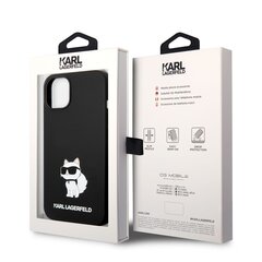 Karl Lagerfeld Liquid Silicone Choupette NFT Case for iPhone 14 Plus Black цена и информация | Чехлы для телефонов | hansapost.ee