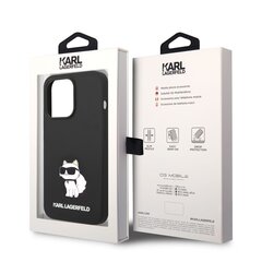 Karl Lagerfeld Liquid Silicone Choupette NFT Case for iPhone 14 Pro Black hind ja info | Telefonide kaitsekaaned ja -ümbrised | hansapost.ee