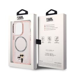 Karl Lagerfeld MagSafe Compatible Case IML Karl and Choupette NFT for iPhone 14 Pro Max Pink цена и информация | Чехлы для телефонов | hansapost.ee