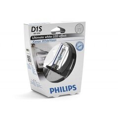 Philips Xenon D1S WHITE VISION 6000k лампочка цена и информация | Автомобильная ксеноновая лампа D2R 6000К (Китай) | hansapost.ee