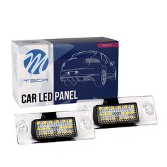 Комплект светодиодного освещения номера M-Tech, Audi, 2 шт. цена и информация | Автомобильные лампочки | hansapost.ee
