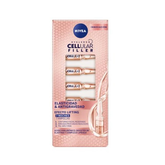 Pinguldavad ampullid Cellular Filler Nivea (7 uds) hind ja info | Näoõlid, ampullid ja seerumid | hansapost.ee