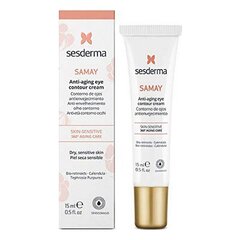 Антивозрастной крем для области вокруг глаз Samay Sesderma (15 мл) цена и информация | Сыворотки, кремы для век | hansapost.ee