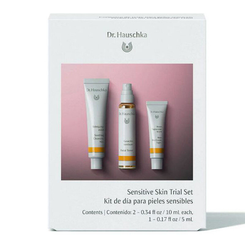 Mõlemale soole sobiv kosmeetika komplekt Trial Dr. Hauschka Tundlik nahk (3 Tükid, osad) цена и информация | Näopuhastusvahendid | hansapost.ee