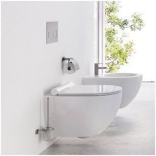 WC komplekt Ravak: WC varjatud raam + klosett Rimoff+ nupp + Soft Close kaas цена и информация | WС-potid | hansapost.ee