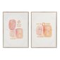 Maal DKD Home Decor Abstraktne (2 pcs) (50 x 3 x 70 cm) цена и информация | Seinapildid | hansapost.ee