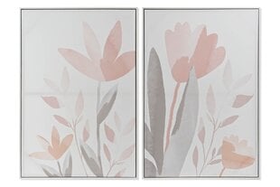 Maal DKD Home Decor polüstüreen Kwiaty Kangas (2 pcs) (62.2 x 3.5 x 92 cm) hind ja info | Seinapildid | hansapost.ee