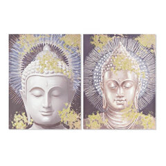 Maal DKD Home Decor Buddha Idamaine (60 x 3 x 80 cm) (2 Ühikut) hind ja info | Seinapildid | hansapost.ee