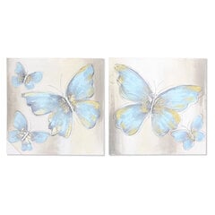 Maal DKD Home Decor Liblikad (50 x 2,5 x 50 cm) (2 Ühikut) цена и информация | DKD Home Decor Мебель и домашний интерьер | hansapost.ee