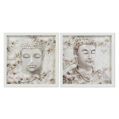 Maal DKD Home Decor Buddha Idamaine (40 x 3,3 x 40 cm) (2 Ühikut) hind ja info | Seinapildid | hansapost.ee
