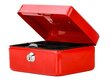 Metallist seif 20 x 16 x 9 cm, punane цена и информация | Seifid | hansapost.ee