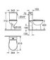 WC-pott Grohe Bau Rimless, aeglaselt sulguva kaanega, 39496000 цена и информация | WС-potid | hansapost.ee