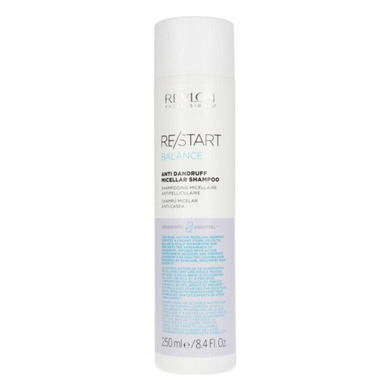 Šampoon Re-Start Balance Revlon (250 ml) Kõõmavastane vahend цена и информация | Šampoonid | hansapost.ee