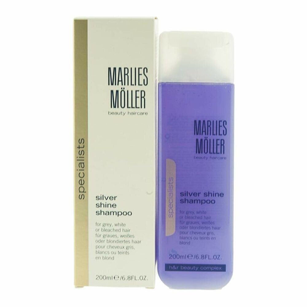 Värvi Neutraliseeriv Šampoon Silver Shine Marlies Möller (200 ml) цена и информация | Šampoonid | hansapost.ee