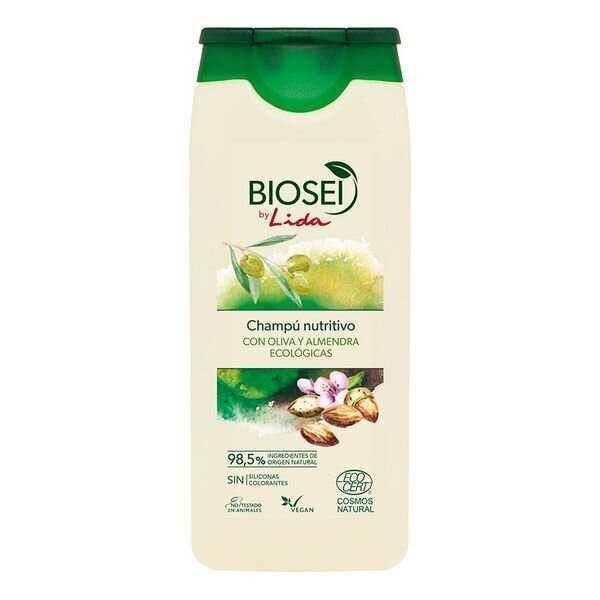 Toitev šampoon Biosei Olive & Almond Lida (500 ml) цена и информация | Šampoonid | hansapost.ee
