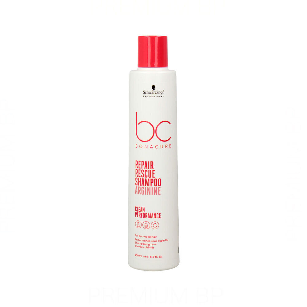 Taastav šampoon Schwarzkopf Bonacure Repair Rescue Arginina (250 ml) hind ja info | Šampoonid | hansapost.ee