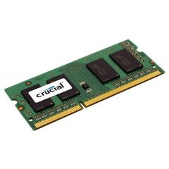 Crucial 8GB DDR3 PC3-12800 CL11 SO-DIMM CT102464BF160B hind ja info | Operatiivmälu | hansapost.ee