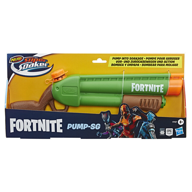 Mänguveepüstol HASBRO Nerf Supersoaker Fortnite Pump SG цена и информация | Ranna- ja õuemänguasjad | hansapost.ee