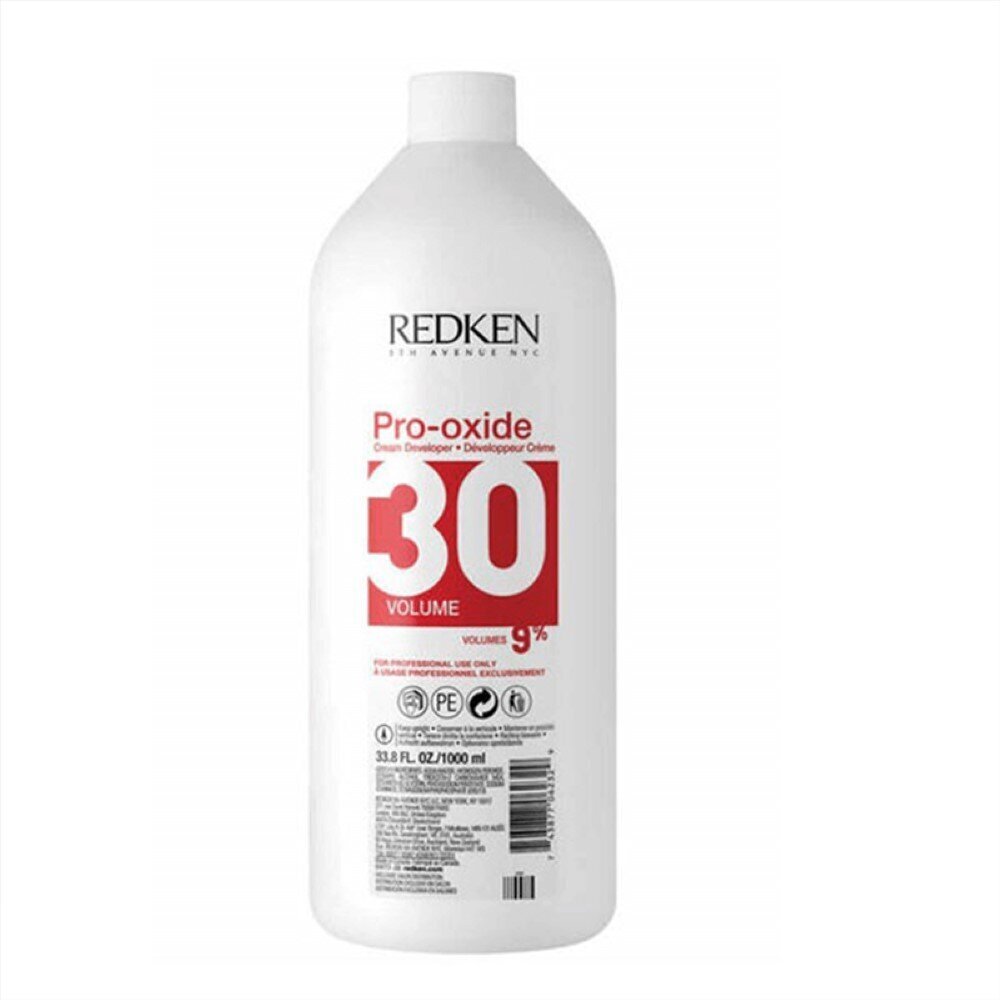 Juuste oksüdeerija Redken Pro-Oxide 30 vol 9 % (1000 ml) hind ja info | Juuksevärvid | hansapost.ee