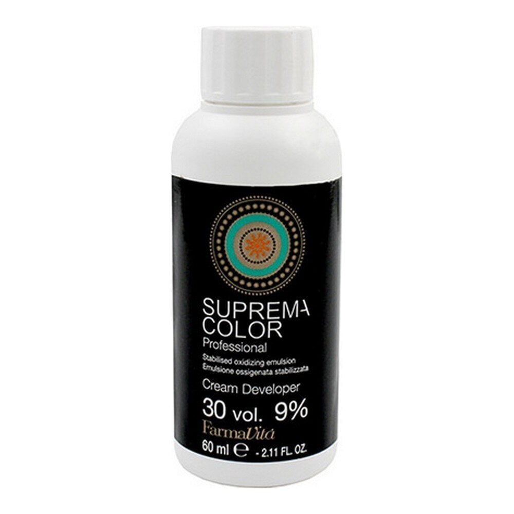 Juuste oksüdeerija Suprema Color Farmavita 30 Vol 9 % (60 ml) hind ja info | Juuksevärvid | hansapost.ee