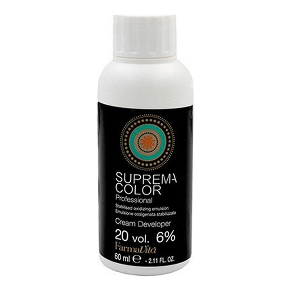 Juuste oksüdeerija Suprema Color Farmavita 20 Vol 6 % (60 ml) hind ja info | Juuksevärvid | hansapost.ee