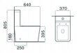 WC-pott Mexen Cube aeglaselt sulguva kaanega hind ja info | WС-potid | hansapost.ee