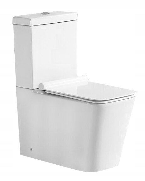 WC-pott Mexen Cube aeglaselt sulguva kaanega цена и информация | WС-potid | hansapost.ee