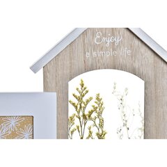 Fotoraam DKD Home Decor Puit Lill Naturaalne (42 x 7 x 29 cm) (2 Ühikut) hind ja info | Pildiraamid | hansapost.ee