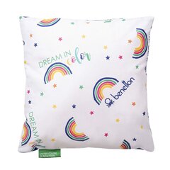 Подушка Benetton Rainbow (30 x 30 cм) цена и информация | Декоративные подушки и наволочки | hansapost.ee