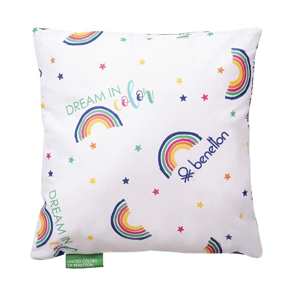 Padi Benetton rainbow (30 x 30 cm) цена и информация | Padjakatted ja dekoratiivpadjad | hansapost.ee