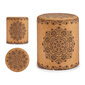 Tugitool Mandala, 34x39x34 cm, pruun цена и информация | Kott-toolid, tumbad, järid | hansapost.ee