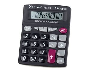 Калькулятор, черный. цена и информация | Канцелярские товары | hansapost.ee