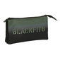 Kolme tõmblukuga pliiatsikarp BlackFit8 Gradient Must Militaarroheline (22 x 12 x 3 cm) цена и информация | Kirjatarvikud | hansapost.ee