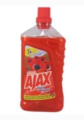 Põrandapesuvahend Ajax Floral Red Flowers hind ja info | Puhastusvahendid | hansapost.ee