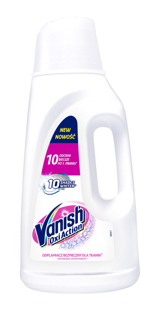 Valgete riiete plekieemaldusgeel Vanish Oxi Action, 2 L hind ja info | Pesuvahendid | hansapost.ee