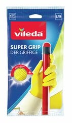 Vileda kindad Super Grip hind ja info | Puhastustarvikud | hansapost.ee