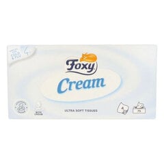 Taskurätikud Facial Cream Foxy Tundlik nahk (75 tk) hind ja info | Salvrätikud, vatitikud ja vatipadjad | hansapost.ee