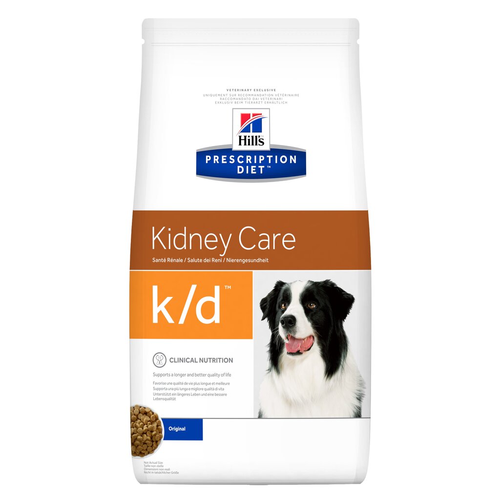 Hill's Prescription Diet k / d Canine Original kuivtoit koertele, 1,5 kg цена и информация | Koerte kuivtoit ja krõbinad | hansapost.ee